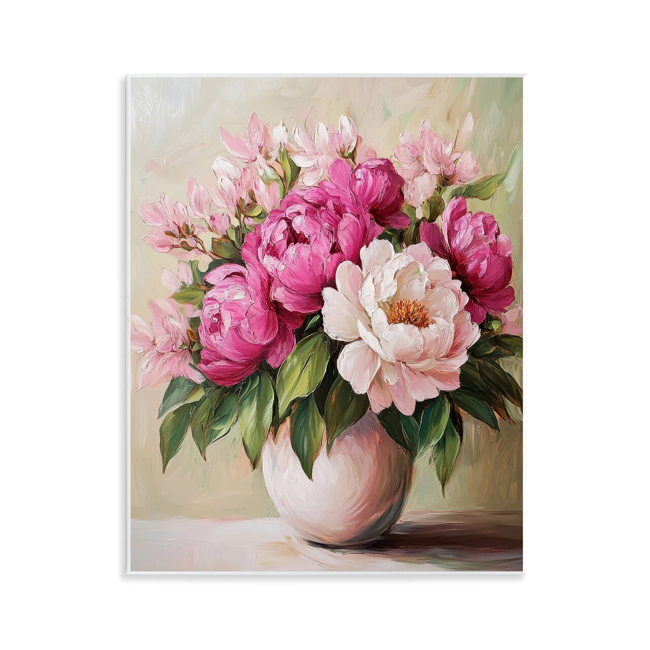 Stupell Industries Vibrant Pink Floral Bouquet Wall Plaque, design by Petal Prints Design
